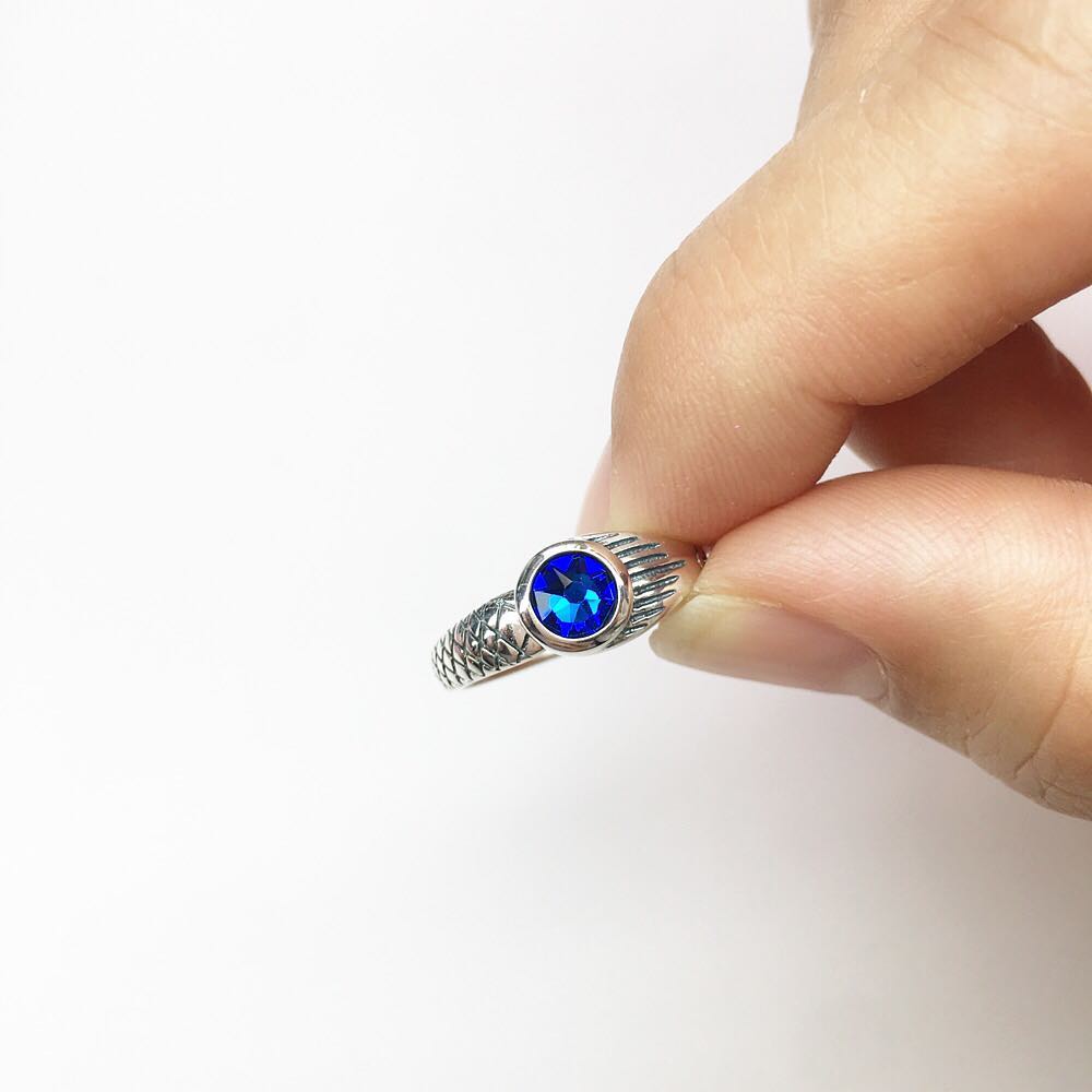 Mako Mermaid Moon Ring | art-kk.com